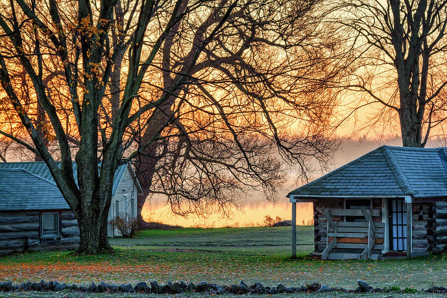 October morning frost by the lake Photograph by Tatiana Travelways