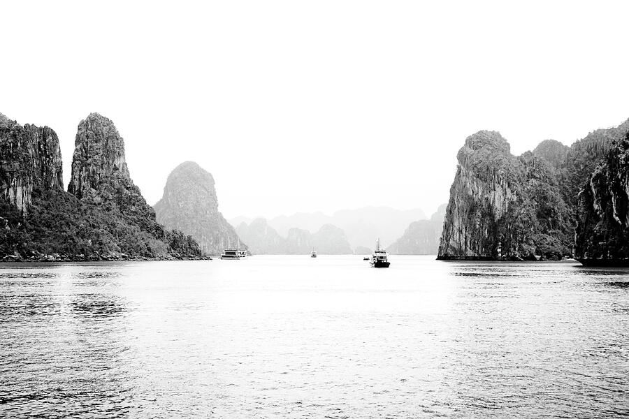 Serene Seascape with Limestone Cliffs Photograph - Odyssey by Mia Badenhorst