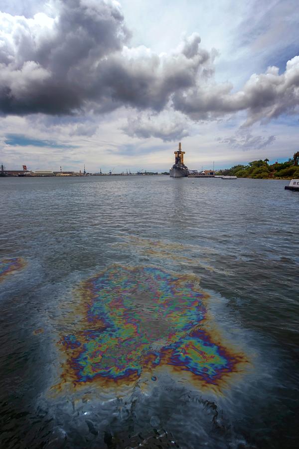 Oil Rainbow Photograph by American Landscapes