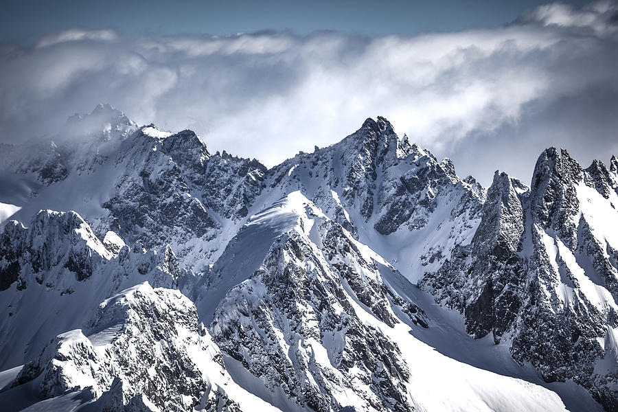 On The Top Of The Swiss Alps Mountain Range Photograph by 35007