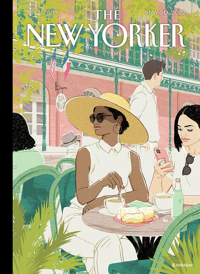 New Orleans Cafe Relaxation Painting - Open Vistas by Cannaday Chapman