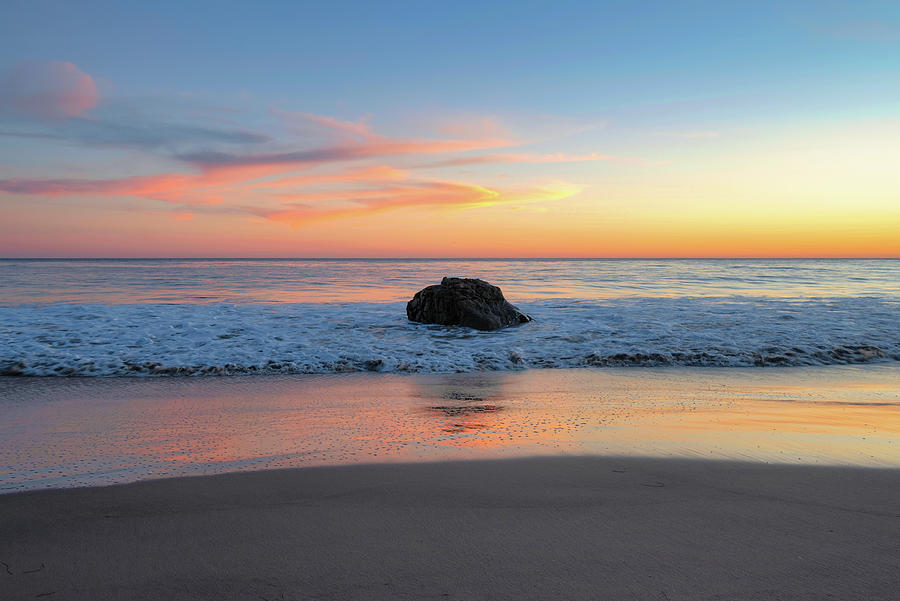 Orange Pink Sky After Sunset Photograph by Matthew DeGrushe