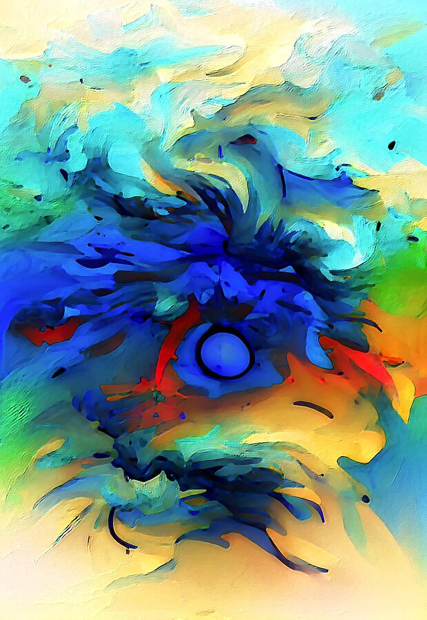 Oriental Floral Digital Art by David Manlove