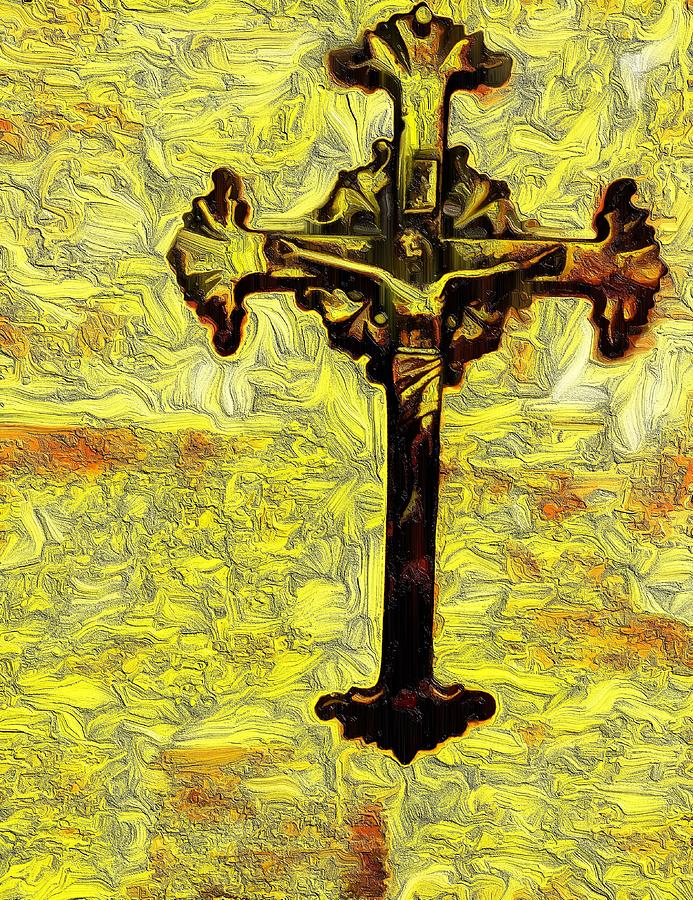 Our Lord and Savior Mixed Media by Bencasso B
