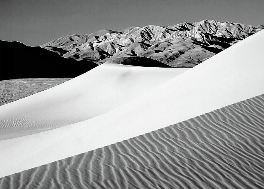 Over the Crest Toward the Inyos Photograph by Joe Schofield