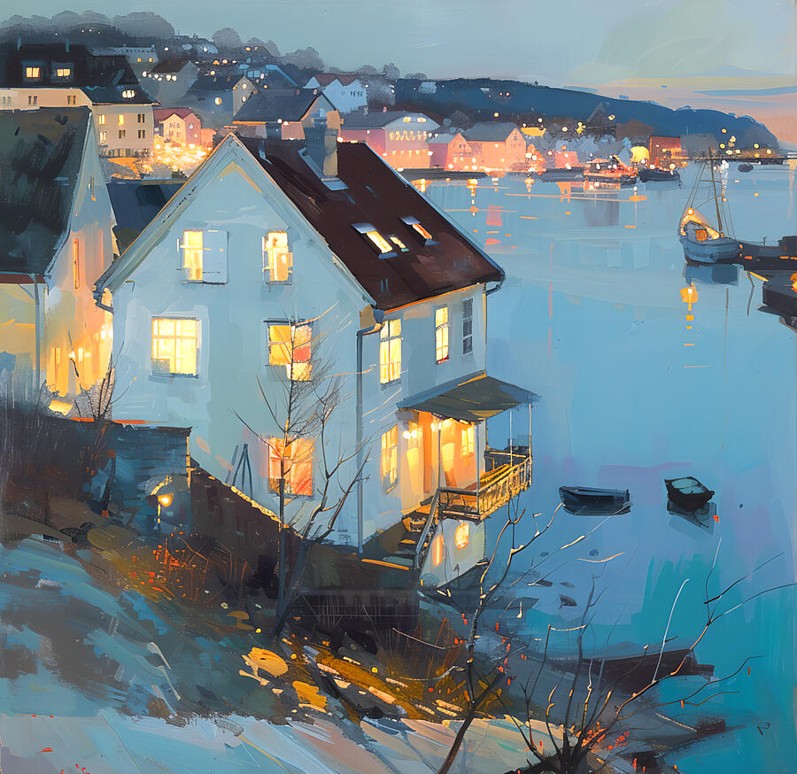 Overlooking the Harbor by Kaoru Yamada