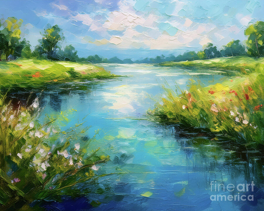 Pacific Ocean Bound Ai Art by Macro Abundance