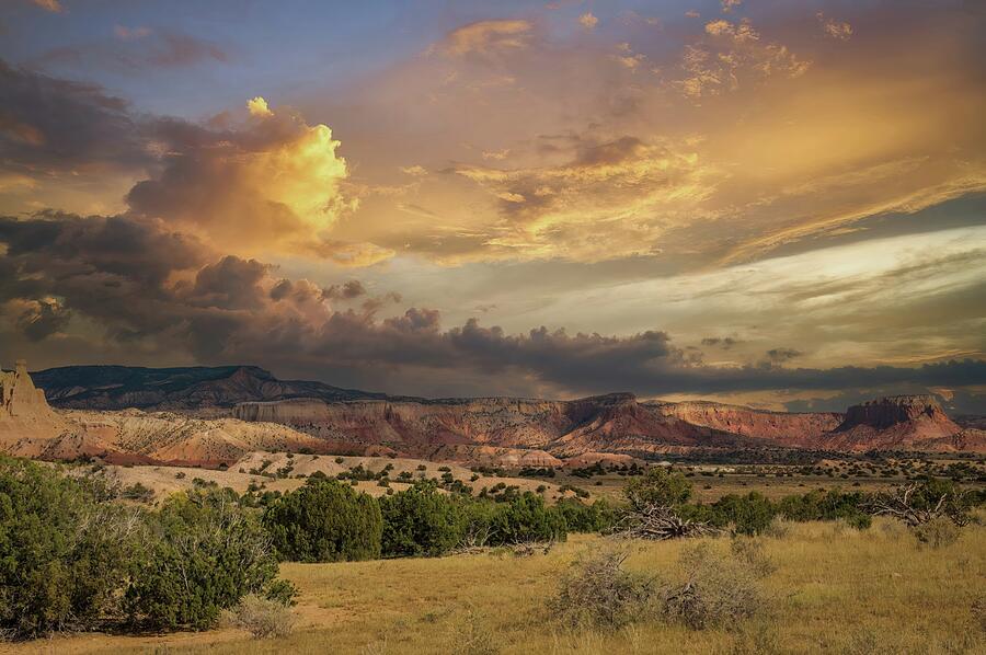 New Mexico Landscape - Abiquiu Southwest Territory Photograph by Rebecca Herranen