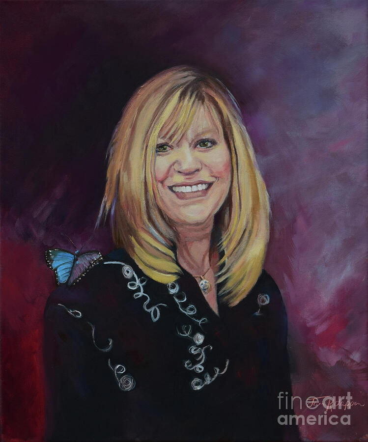 Paula Painting by Jan Dappen