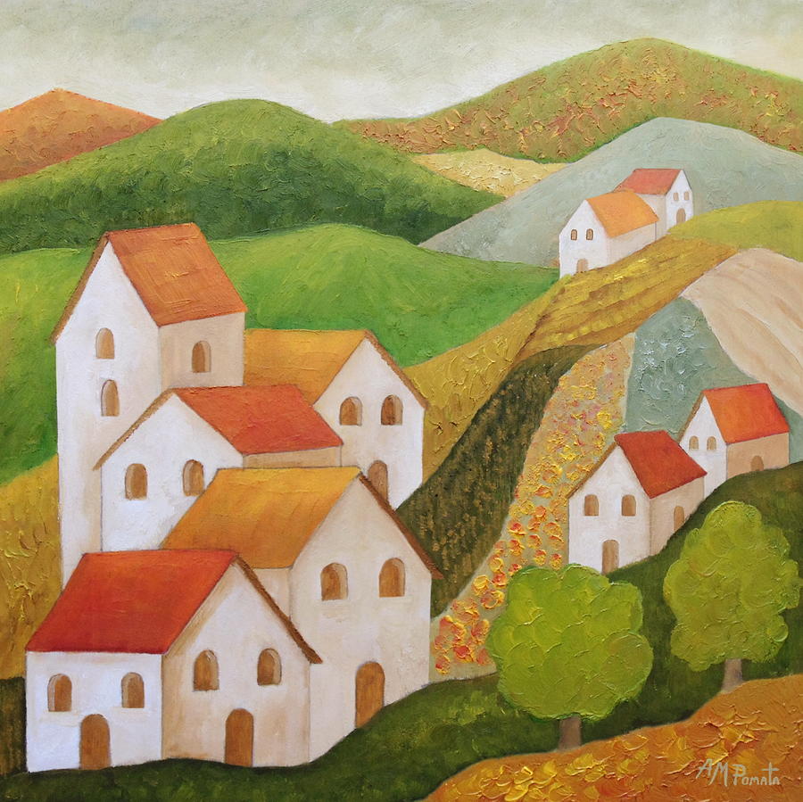 Peace Days Keepsake Painting by Angeles M Pomata