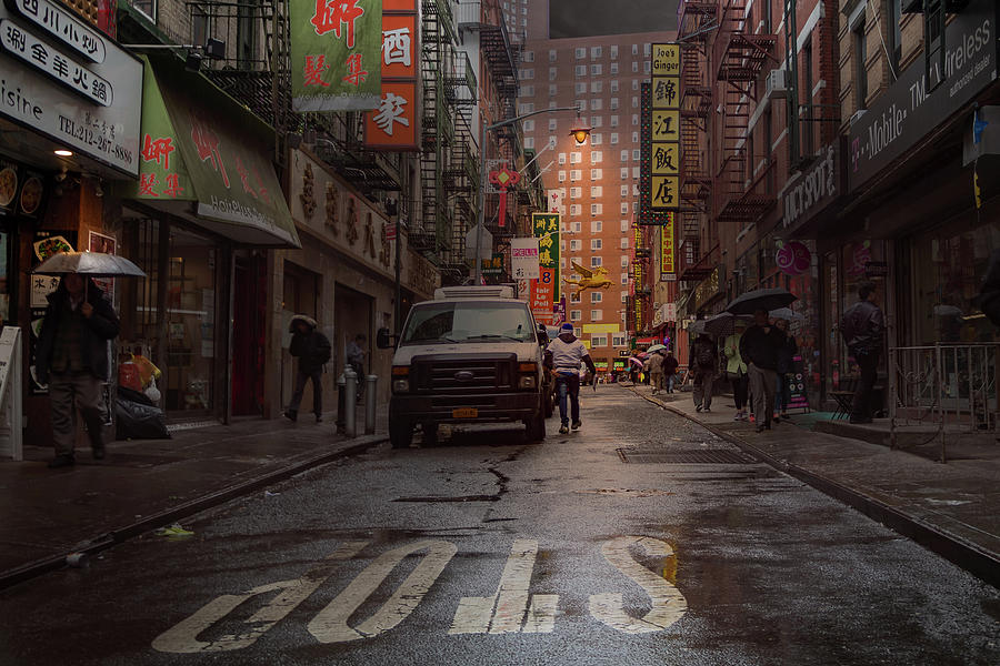 Pell Street, Chinatown Photograph by Alison Frank