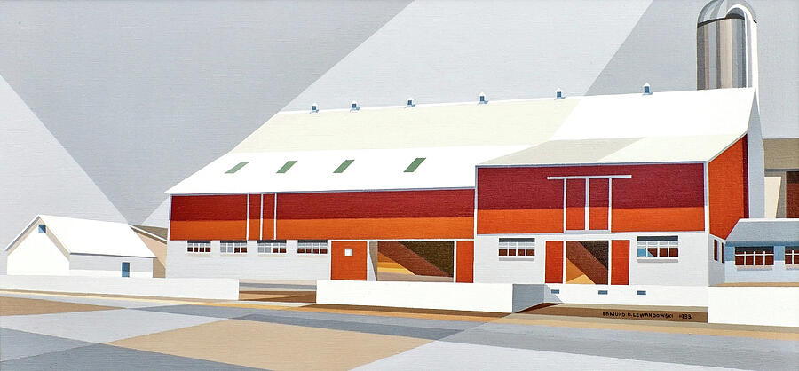 Pennsylvania Farmscape  by Edmund Lewandowski Painting by Edmund Lewandowski