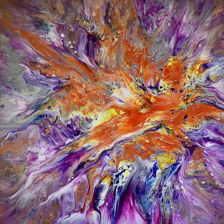 Phoenix Rising Painting by Art From the Heart