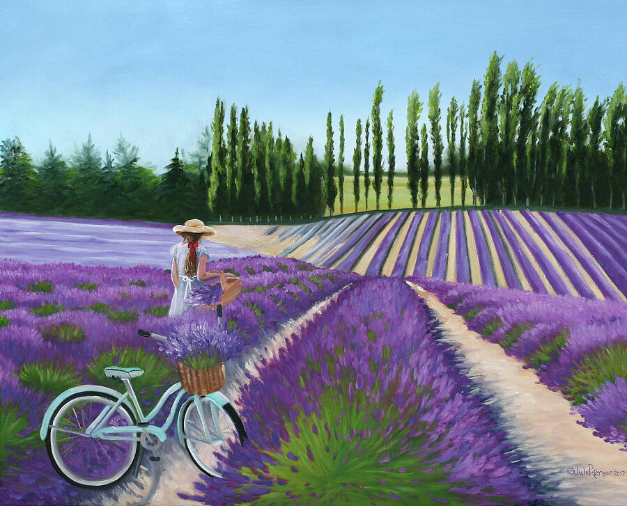 Picking Lavender by Julie Peterson