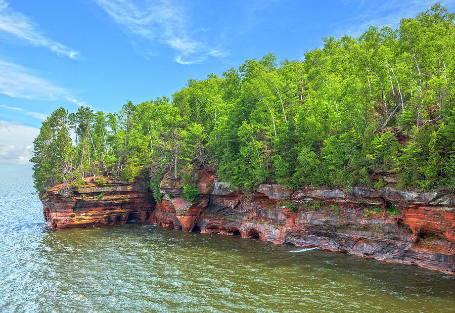 Pictured Rocks Lakeshore Hdr Photograph by Dan Sproul