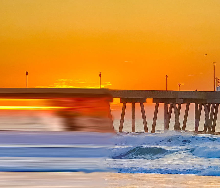 Pier stretch Photograph by Oceanic SkyView