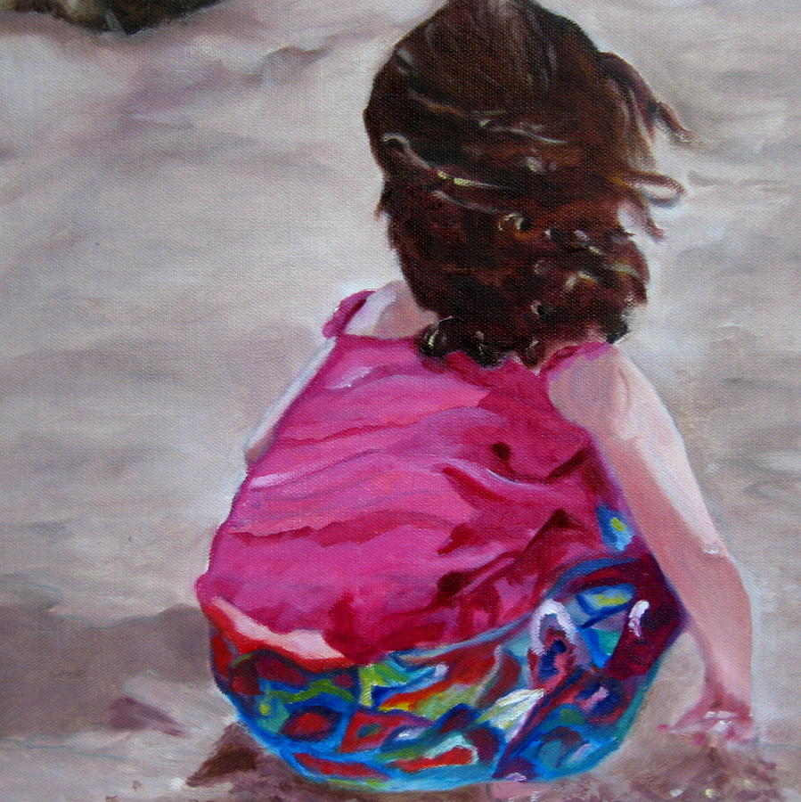 Piper in Princeville Painting by Juliette Becker