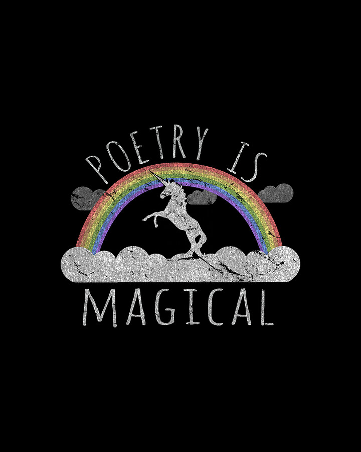 Poetry Is Magical Digital Art by Flippin Sweet Gear