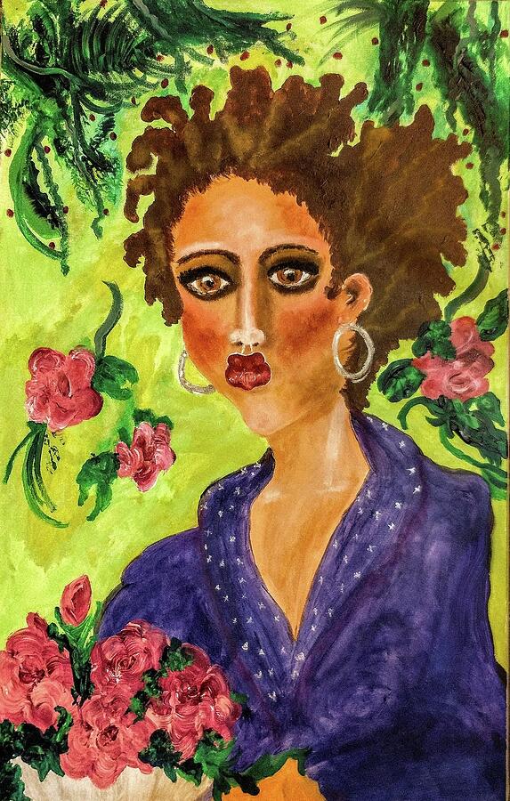 Poinciana Painting by Stacey Torres