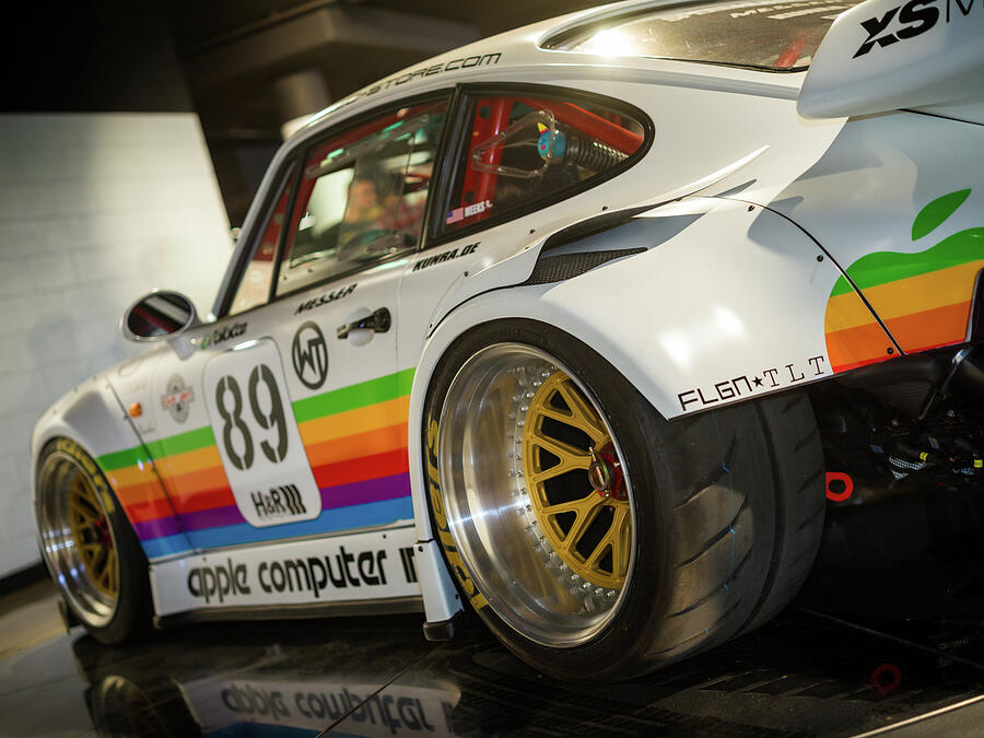 Porsche Rainbow Racecar by Matthew Deere
