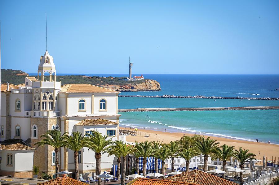 Portimao Marina on the Algarve Coast of Portugal Photograph by Rebecca Herranen