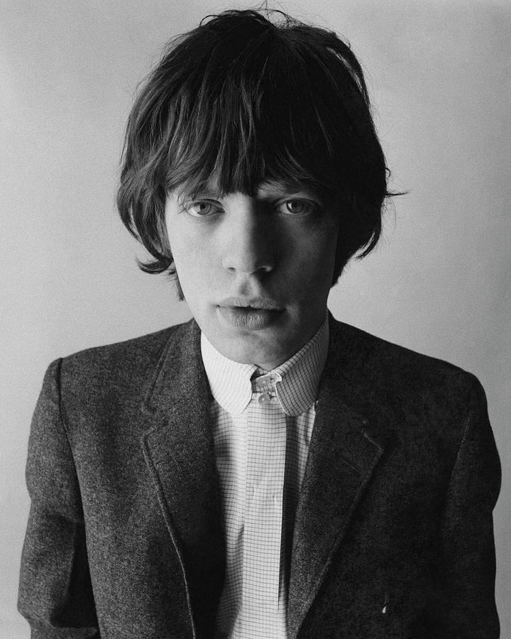 Portrait of a Young Mick Jagger by David Bailey