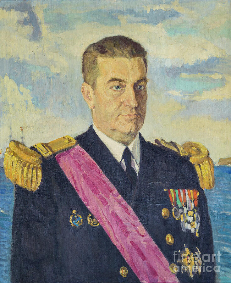 Portrait of Jose Maria Gonzalez-Llanos y Caruncho, oil on canvas, anonymous artist