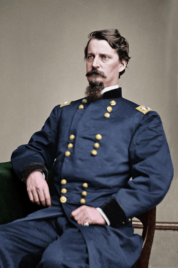 Portrait, William Scott Hancock, Major General Photograph by American Landscapes