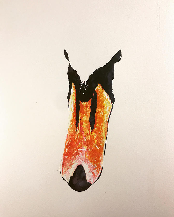 Pretty Mean Goose Painting by Grant Nixon