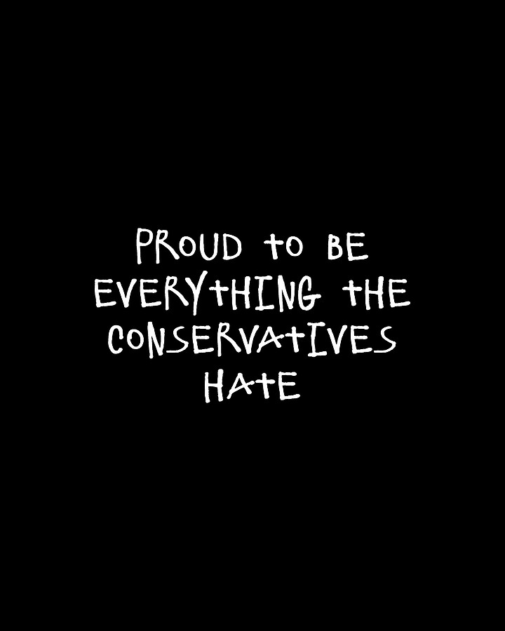 Proud To Be Everything The Conservatives Hate Digital Art by Flippin Sweet Gear