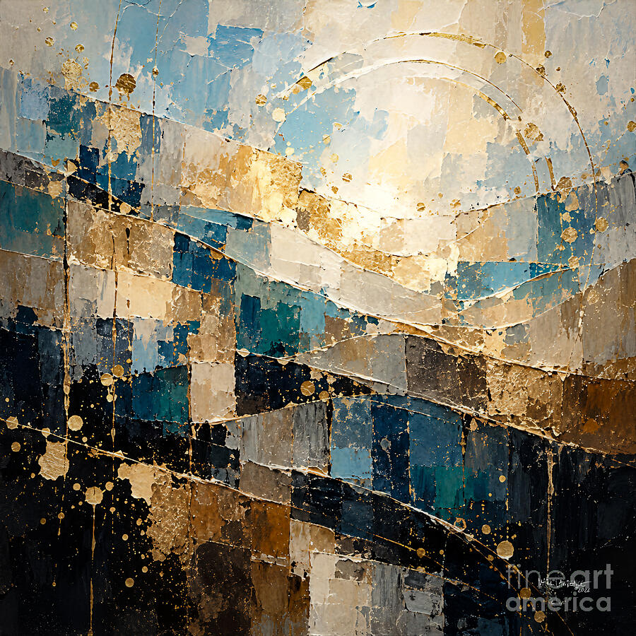 Psalm 121 1. My Help Comes From The Lord. I Lift My Eyes To The Hills Christian Wall Art Painting by Mark Lawrence