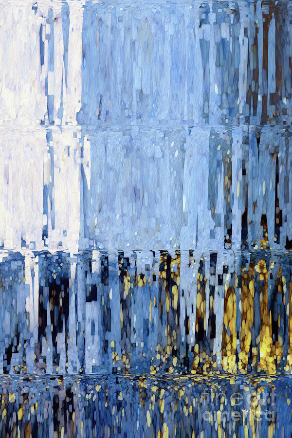Psalm 23 1. My Shepherd. Abstract Christian Wall Art, Comfort Gift Painting by Mark Lawrence