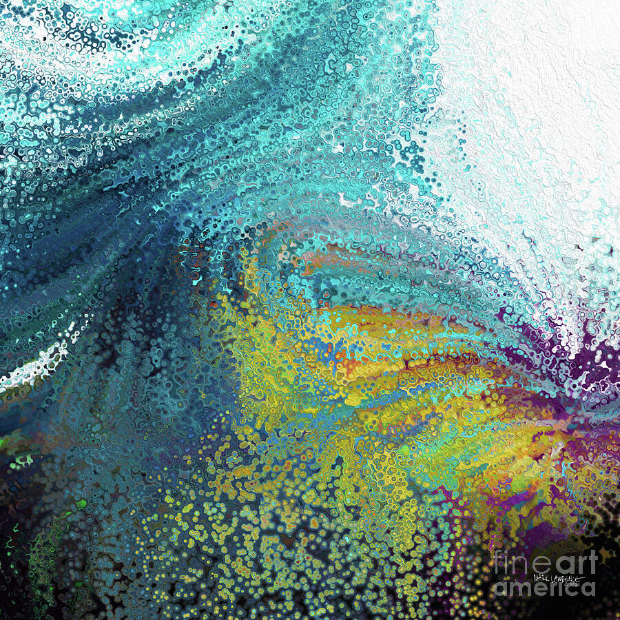 Psalm 31 19. How Great Is Your Goodness. Modern Christian Wall Art Painting by Mark Lawrence