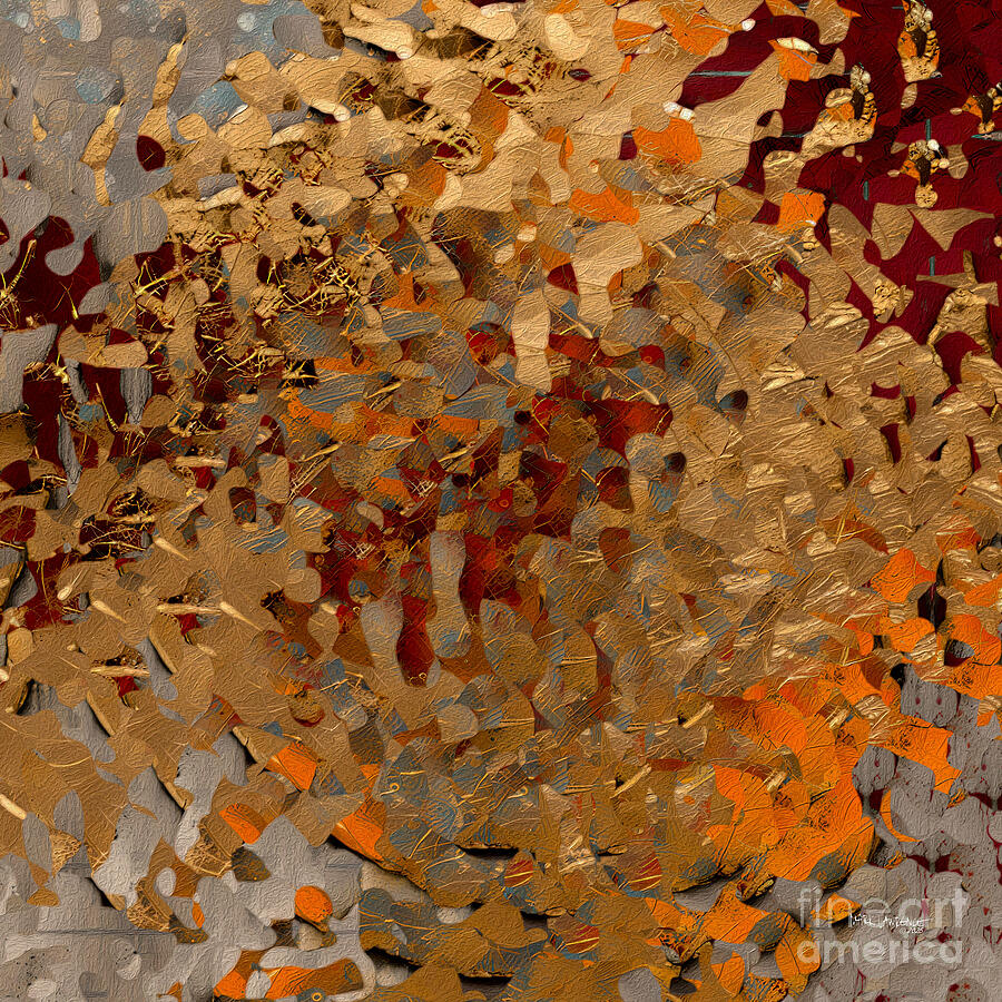 Psalm 34 18. Close to the Broken. Modern Christian Wall Art, Comfort Gift Painting by Mark Lawrence