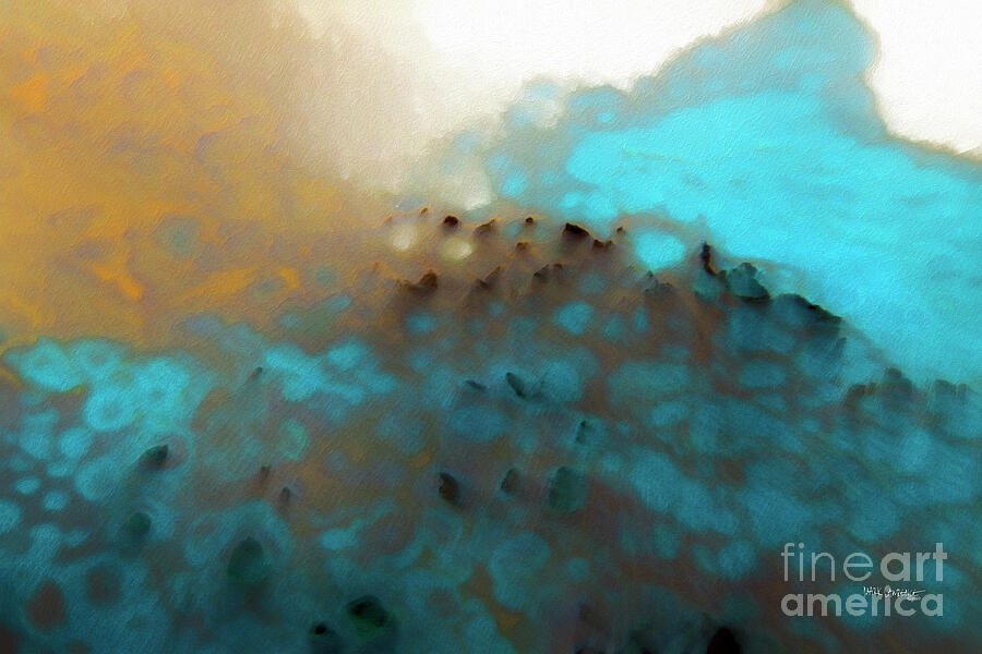 Psalm 94 19. Comfort In My Anxieties. Abstract Christian Wall Art, Anxiety Scripture Painting by Mark Lawrence