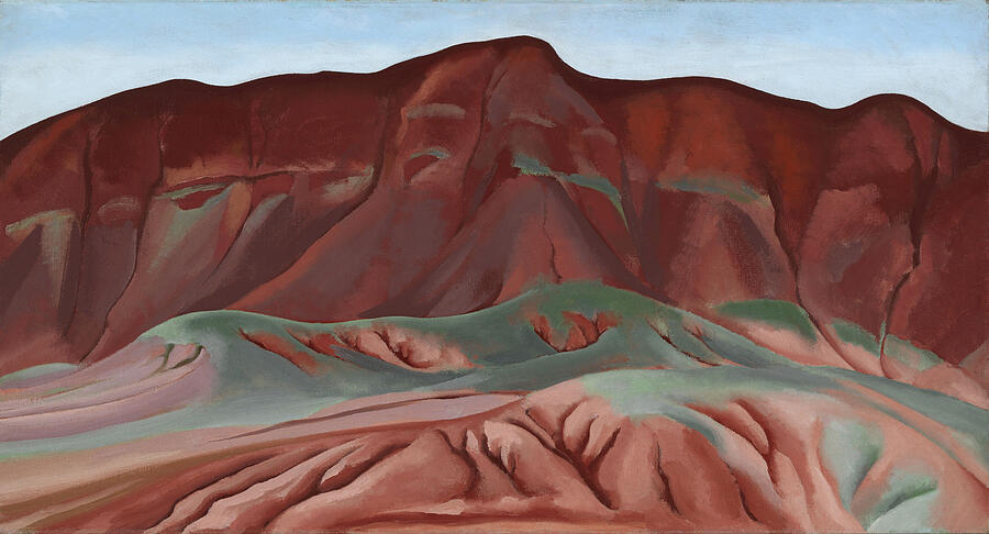 Purple Hills Ghost Ranch No II by Georgia OKeeffe Painting by Georgia OKeeffe