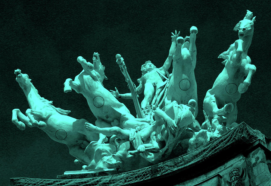 Quadriga Statue - Grand Palais Photograph by Ron Berezuk