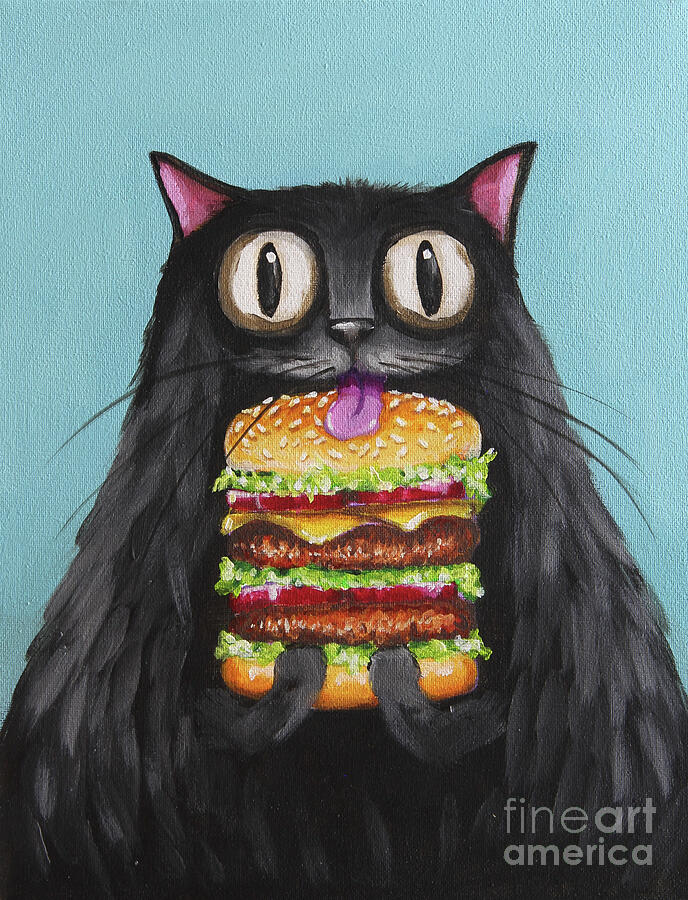 Burger Tower Painting by Lucia Stewart