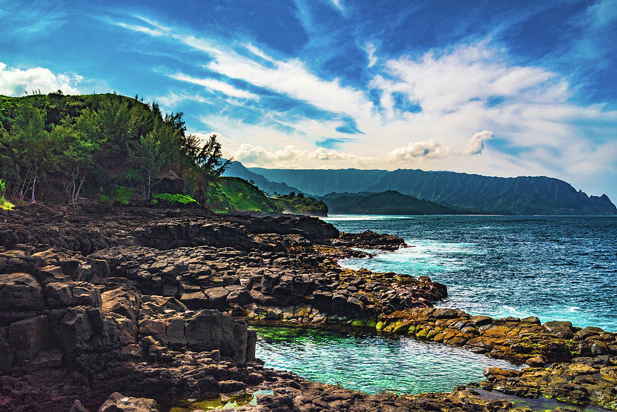 Queens Bath, Kauai, Hawaii Photograph by Abbie Warnock