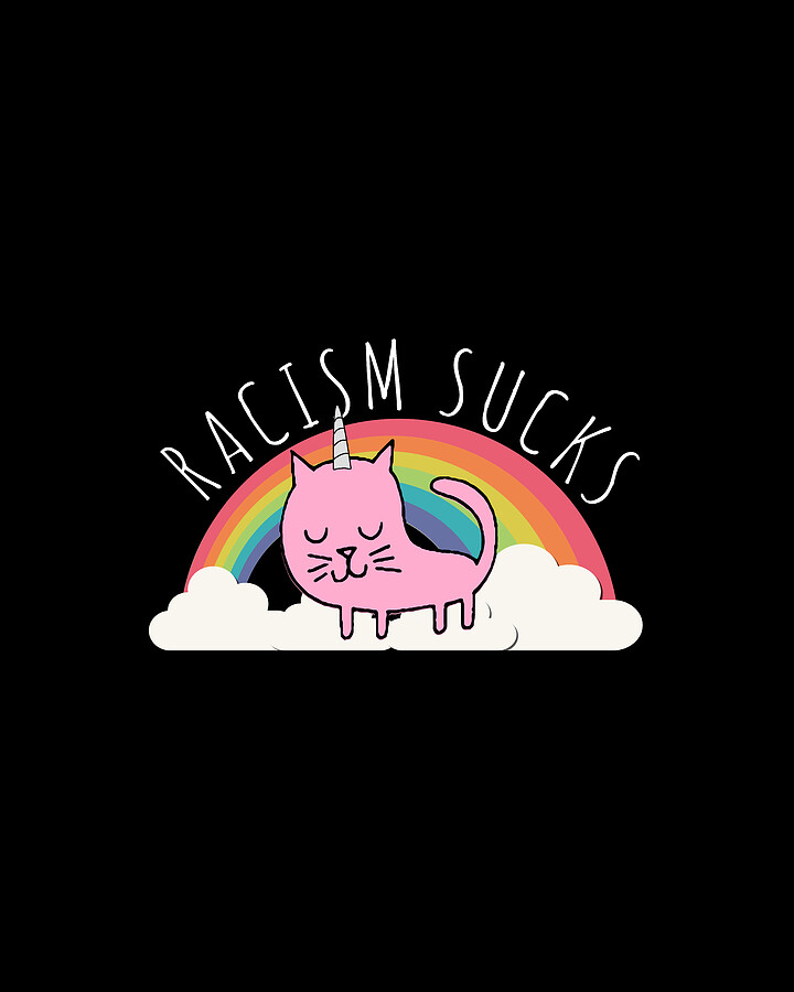 Racism Sucks Make Racism Wrong Again Digital Art by Flippin Sweet Gear