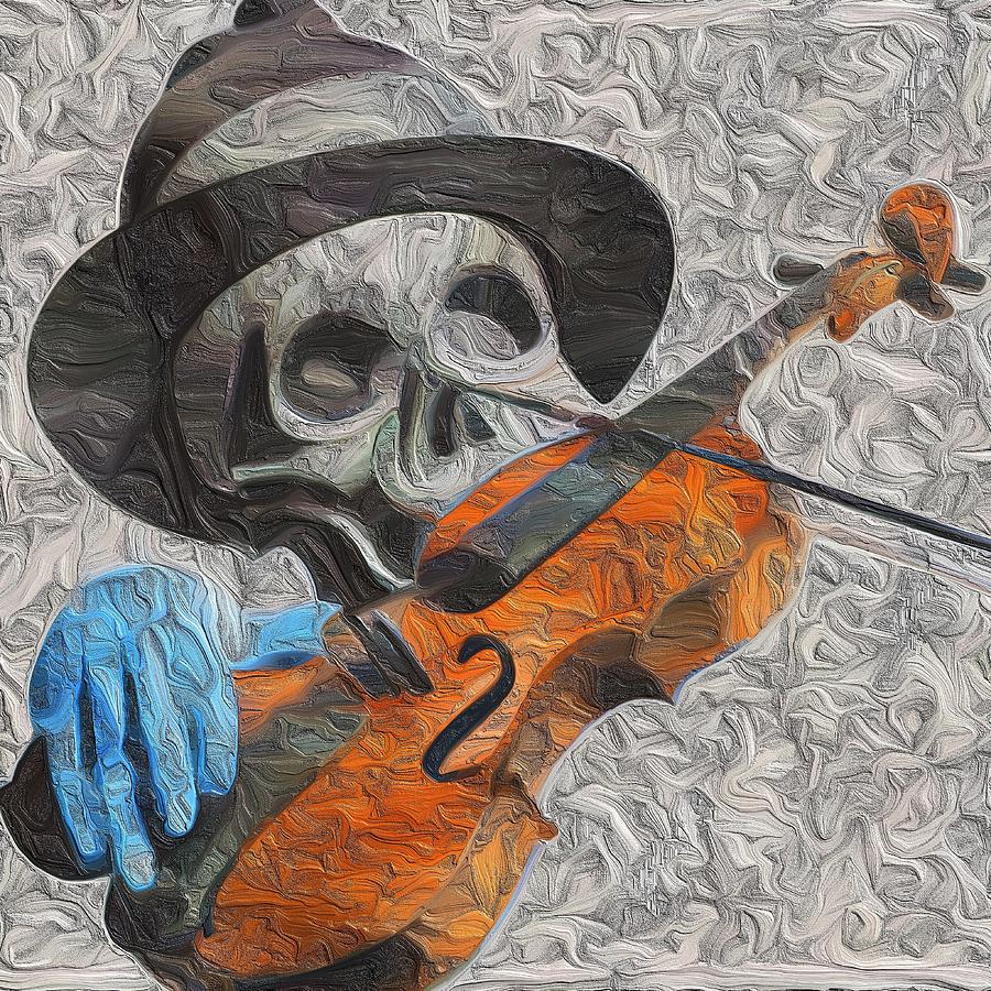 Raiders of the Lost Skeletoncihi Mixed Media by Bencasso B