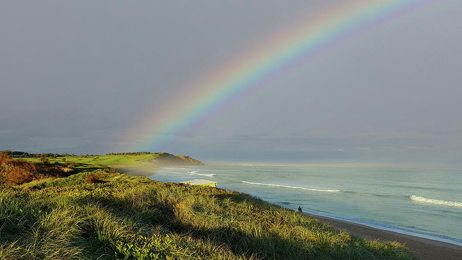 Rainbow over Long Reef Beach Photograph by Andre Petrov
