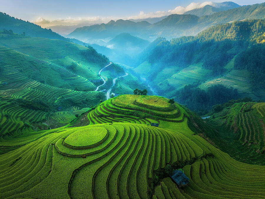 Sunrise on La Pan Tan Photograph by Dee Potter