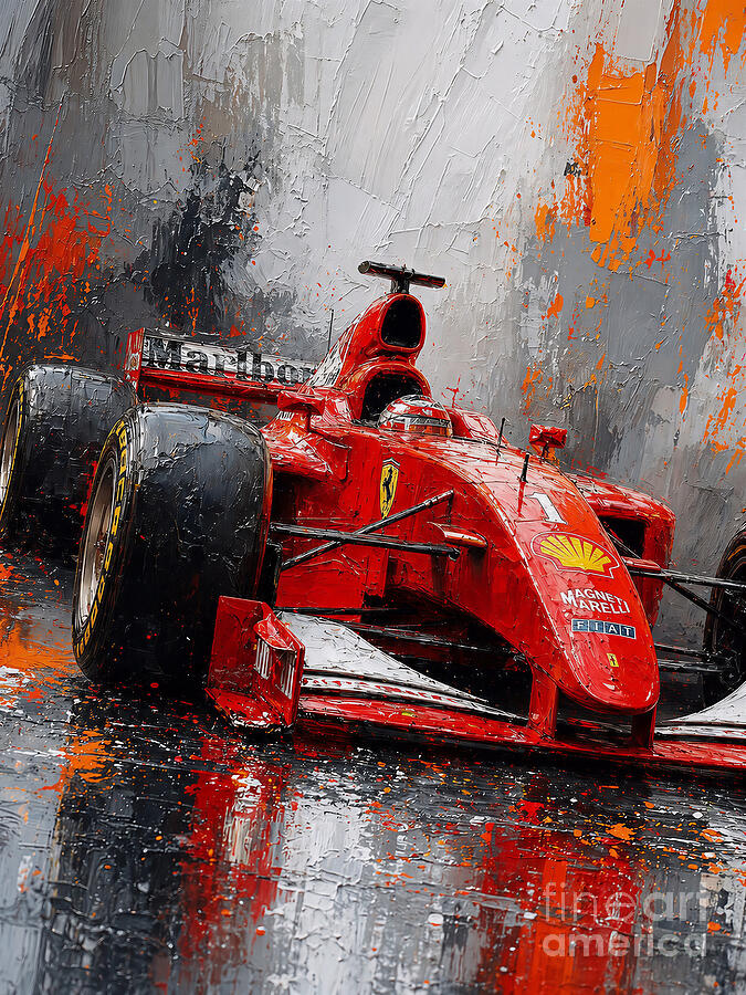 アート・デザイン・音楽 Formula One: the Cars and the Ds 35+ Famous Cars - Race Cars Halftone - Bundle of 35+ DTF Png
