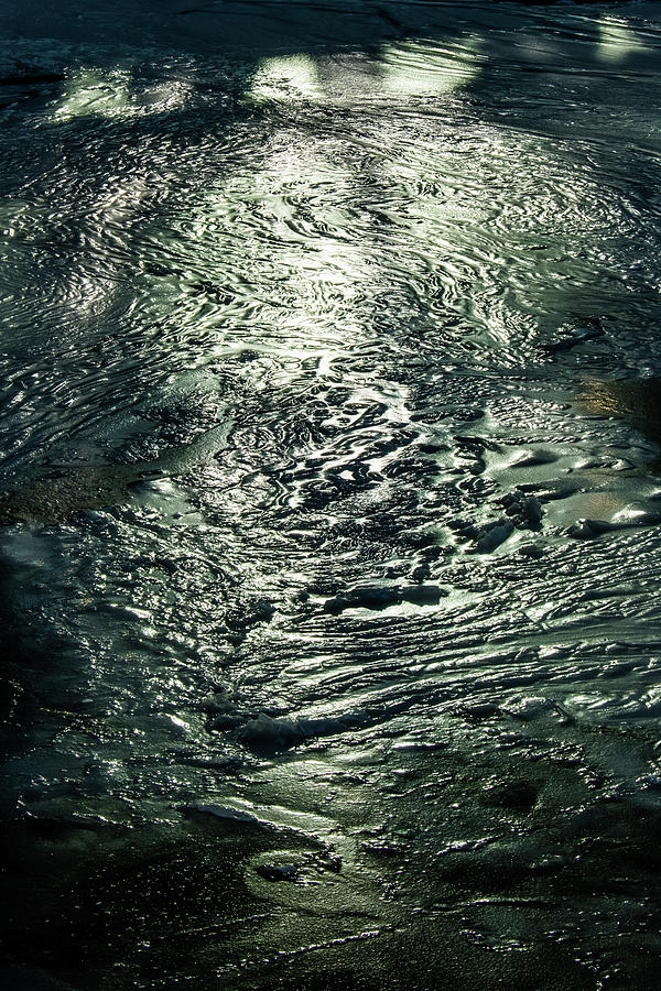 Reflections on Ice Photograph by Craig A Walker