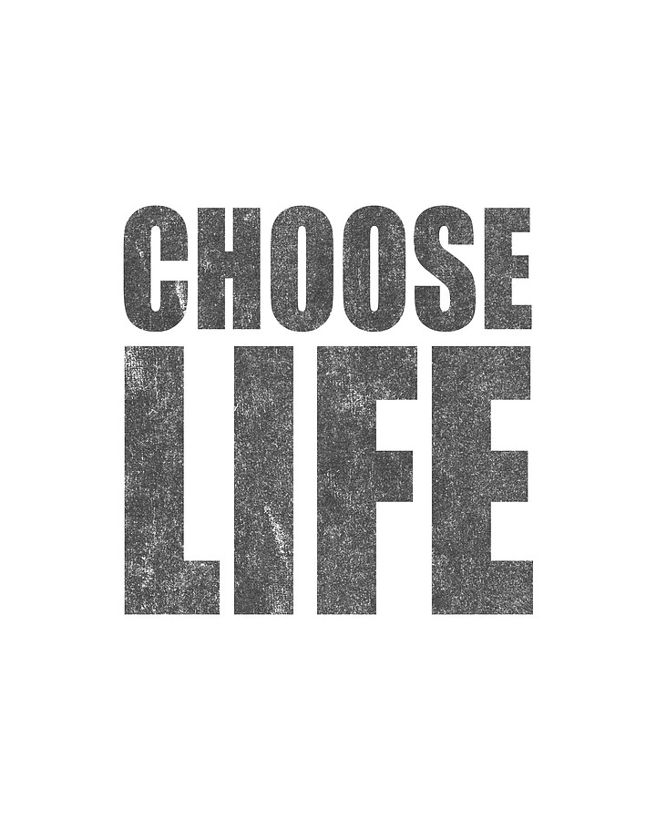 Retro Choose Life Digital Art by Flippin Sweet Gear