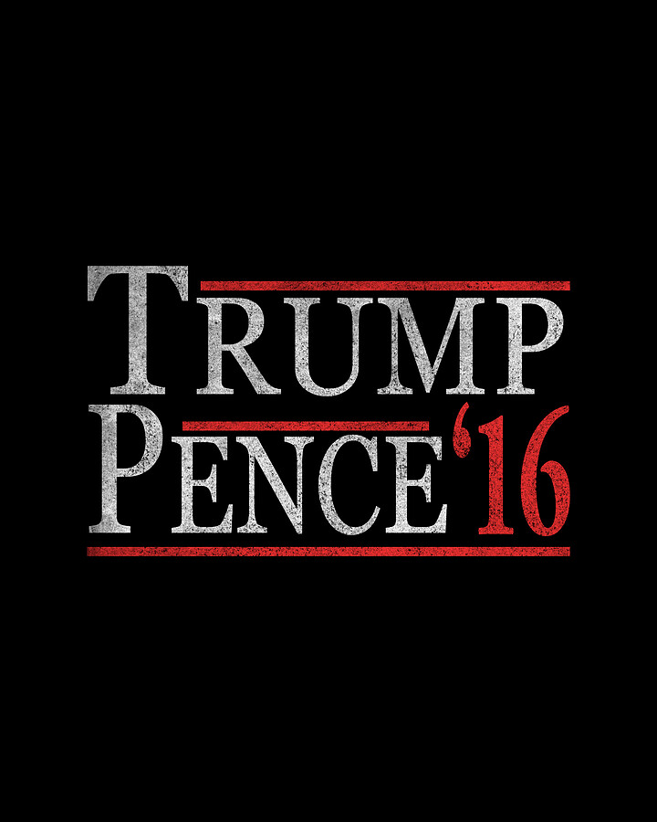 Retro Donald Trump Mike Pence Digital Art by Flippin Sweet Gear