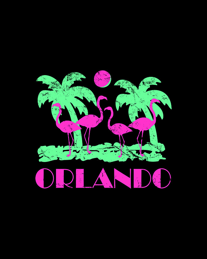 Retro Orlando Florida Digital Art by Flippin Sweet Gear