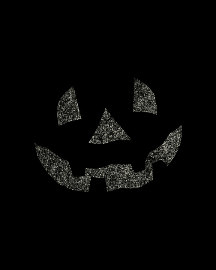 Retro Pumpkin Face Digital Art by Flippin Sweet Gear