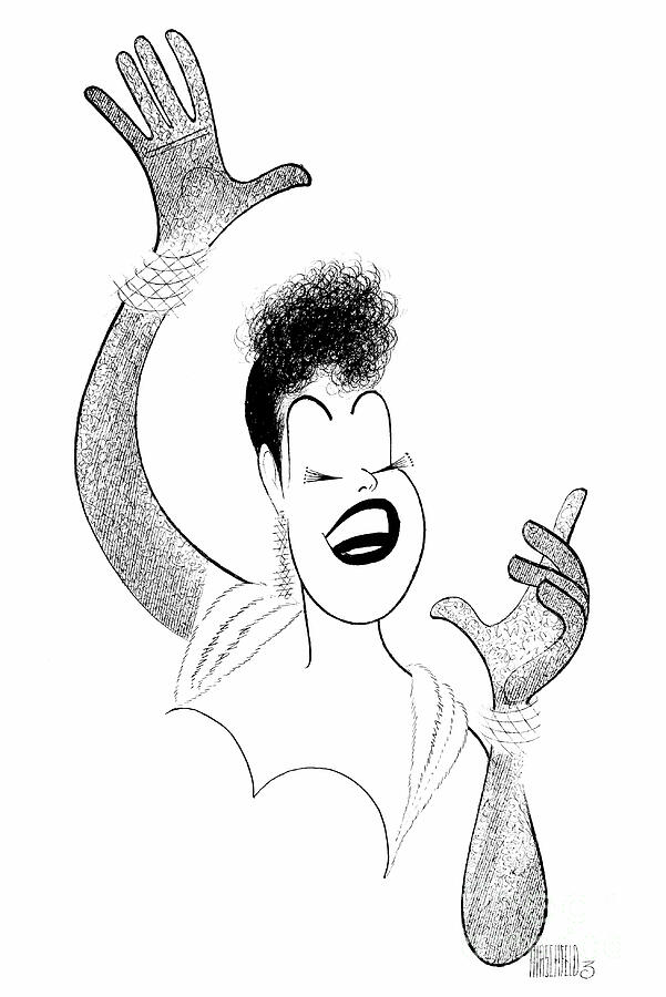 Call Me Ethel Drawing by Al Hirschfeld